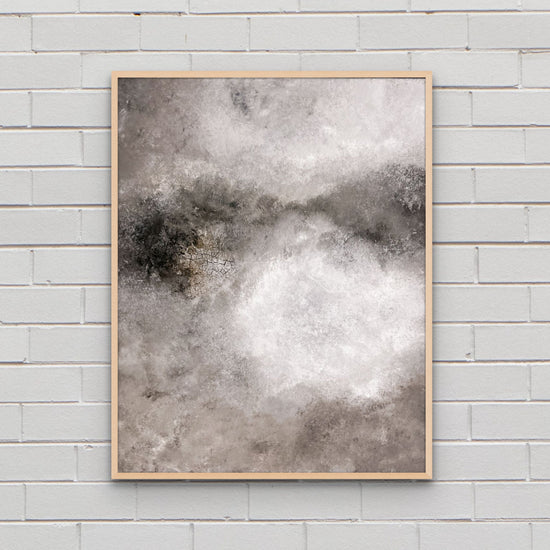 Wabi-sabi Wall Art Large Abstract Brown Minimalist Wall Art